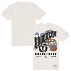Brooklyn Nets Oversized City Edition Remix Vintage T-Shirt - Cream cheap