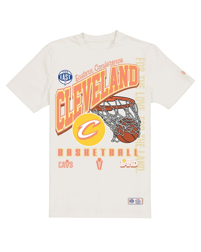 Cleveland Cavaliers Oversized City Edition Remix Vintage T-Shirt sale - Cream sale