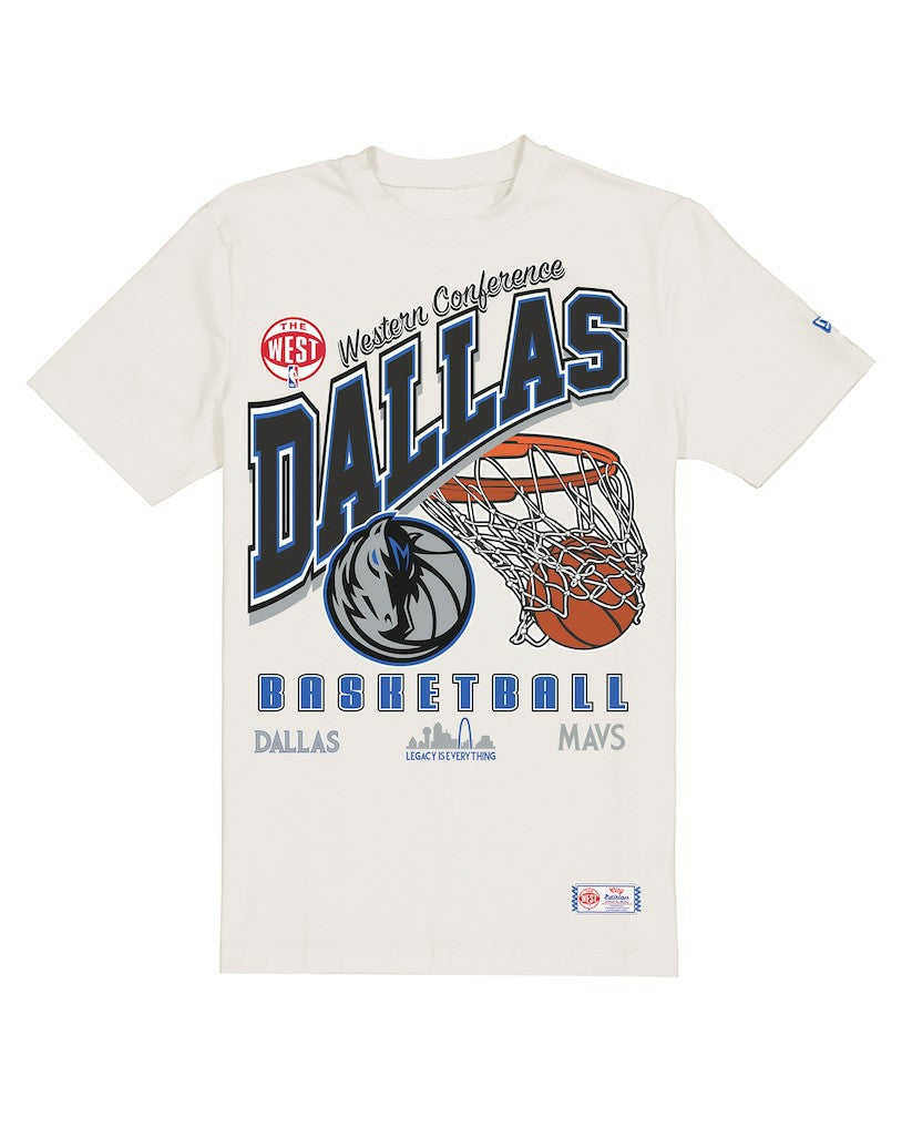 Dallas Mavericks Oversized City Edition Remix Vintage T-Shirt sale - Cream on sale