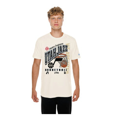 Utah Jazz Oversized City Edition Remix Vintage T-Shirt - Cream discount