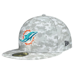 Miami Dolphins New Era 2025 Salute to Service Fan Pack 59FIFTY Fitted Hat - White outlet