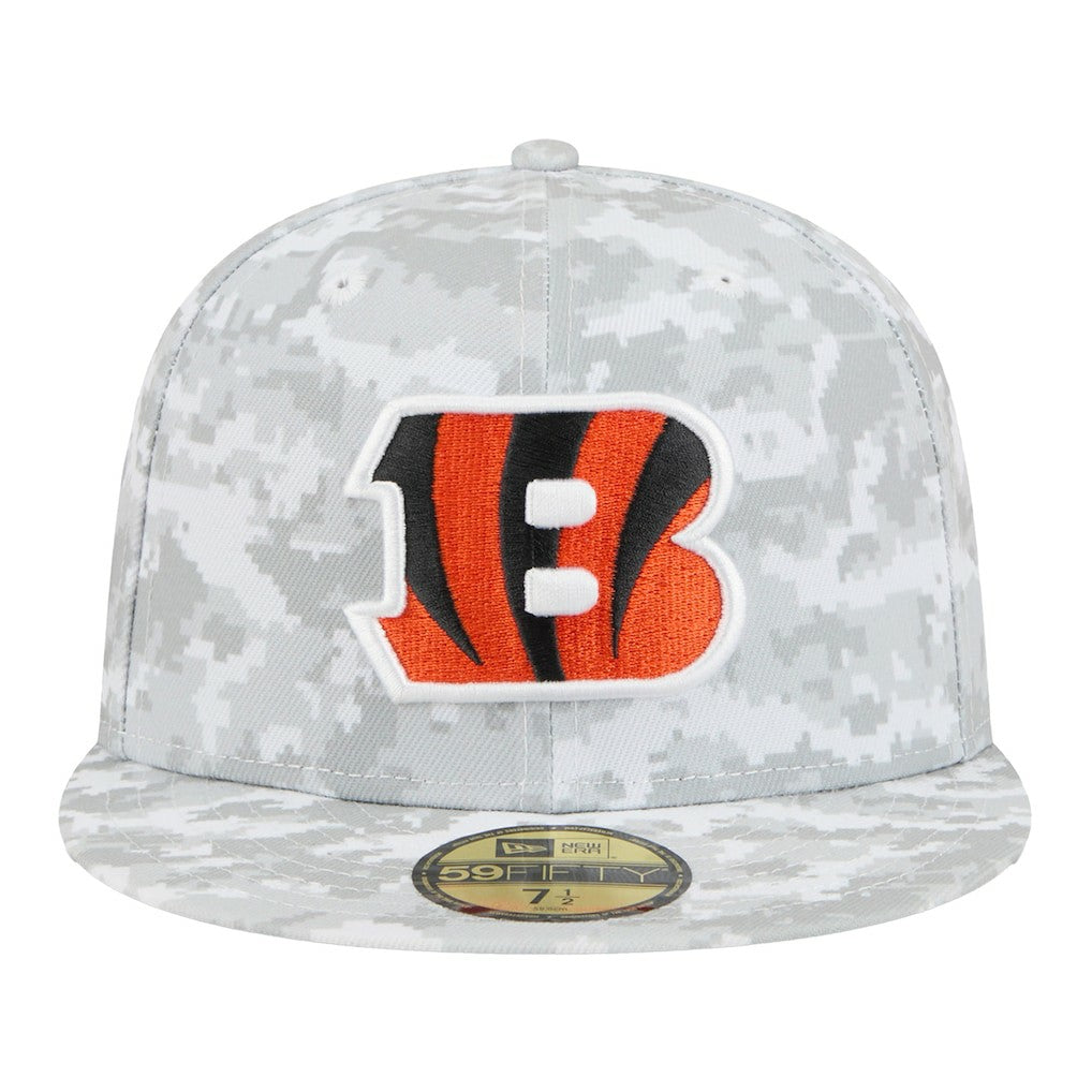 Cincinnati Bengals New Era 2025 Salute to Service Fan Pack 59FIFTY Fitted Hat - White outlet