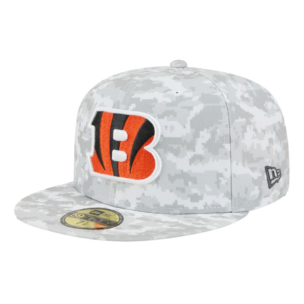 Cincinnati Bengals New Era 2025 Salute to Service Fan Pack 59FIFTY Fitted Hat - White outlet
