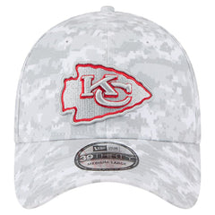 Kansas City Chiefs New Era 2025 Salute to Service Digital Camo Fan Pack 39THIRTY Flex Hat - White online