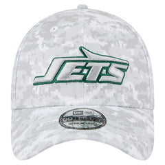New York Jets New Era 2025 Salute to Service Digital Camo Fan Pack 39THIRTY Flex Hat - White sale
