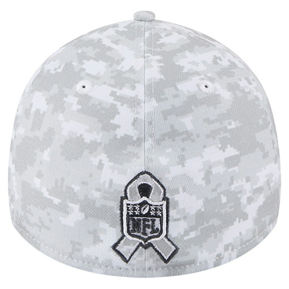 New York Jets New Era 2025 Salute to Service Digital Camo Fan Pack 39THIRTY Flex Hat - White sale