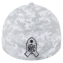 New York Jets New Era 2025 Salute to Service Digital Camo Fan Pack 39THIRTY Flex Hat - White sale