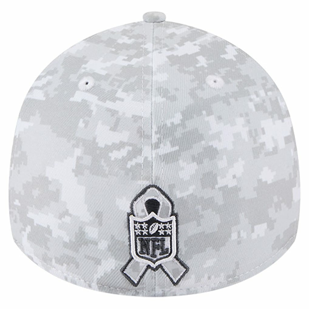 Baltimore Ravens New Era 2025 Salute to Service Digital Camo Fan Pack 39THIRTY Flex Hat - White for sale