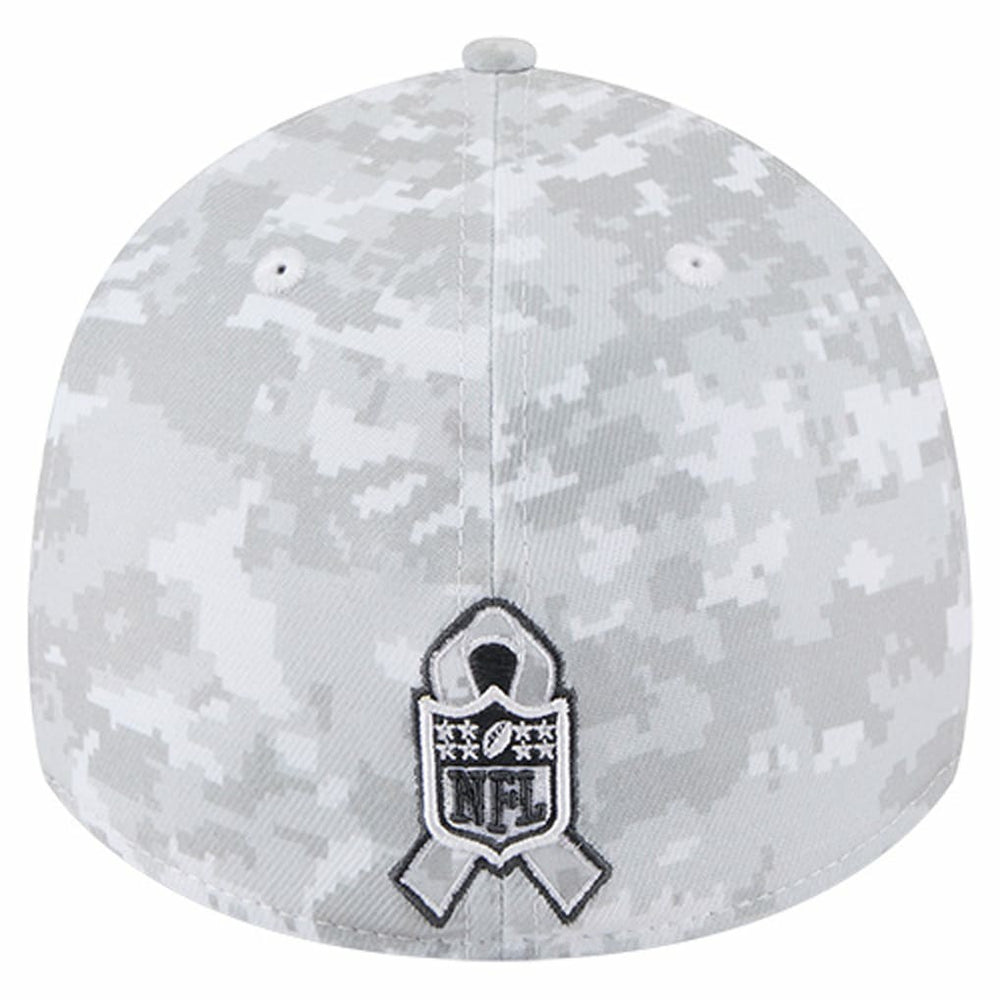 Baltimore Ravens New Era 2025 Salute to Service Digital Camo Fan Pack 39THIRTY Flex Hat - White for sale