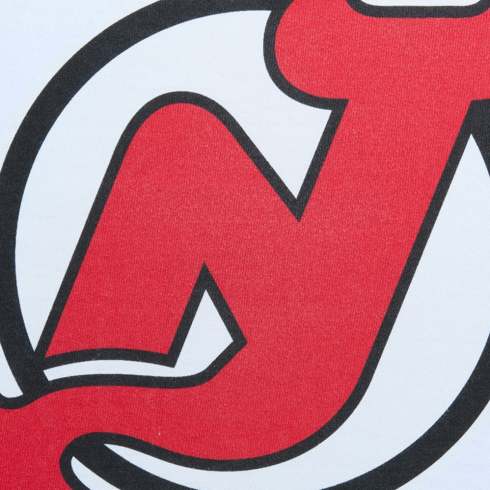 New Jersey Devils Todd Snyder Heavyweight Long Sleeve Jersey Style T-Shirt - White T-shirts