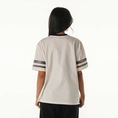 Arizona Cardinals The Wild Collective Women's Vintage Drop Shoulder Oversized Boyfriend T-Shirt - Cream discount