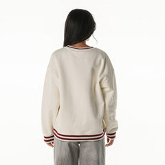 Washington Commanders The Wild Collective Women's Oversized Vintage French Terry Sweatshirt - Cream online