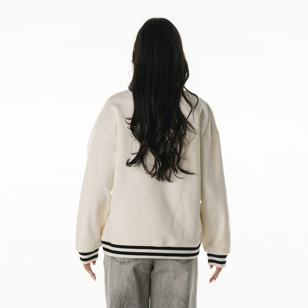Las Vegas Raiders The Wild Collective Women's Oversized Vintage French Terry Sweatshirt - Cream outlet