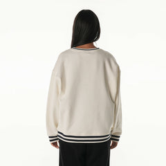 Seattle Seahawks The Wild Collective Women's Oversized Vintage French Terry Sweatshirt - Cream outlet