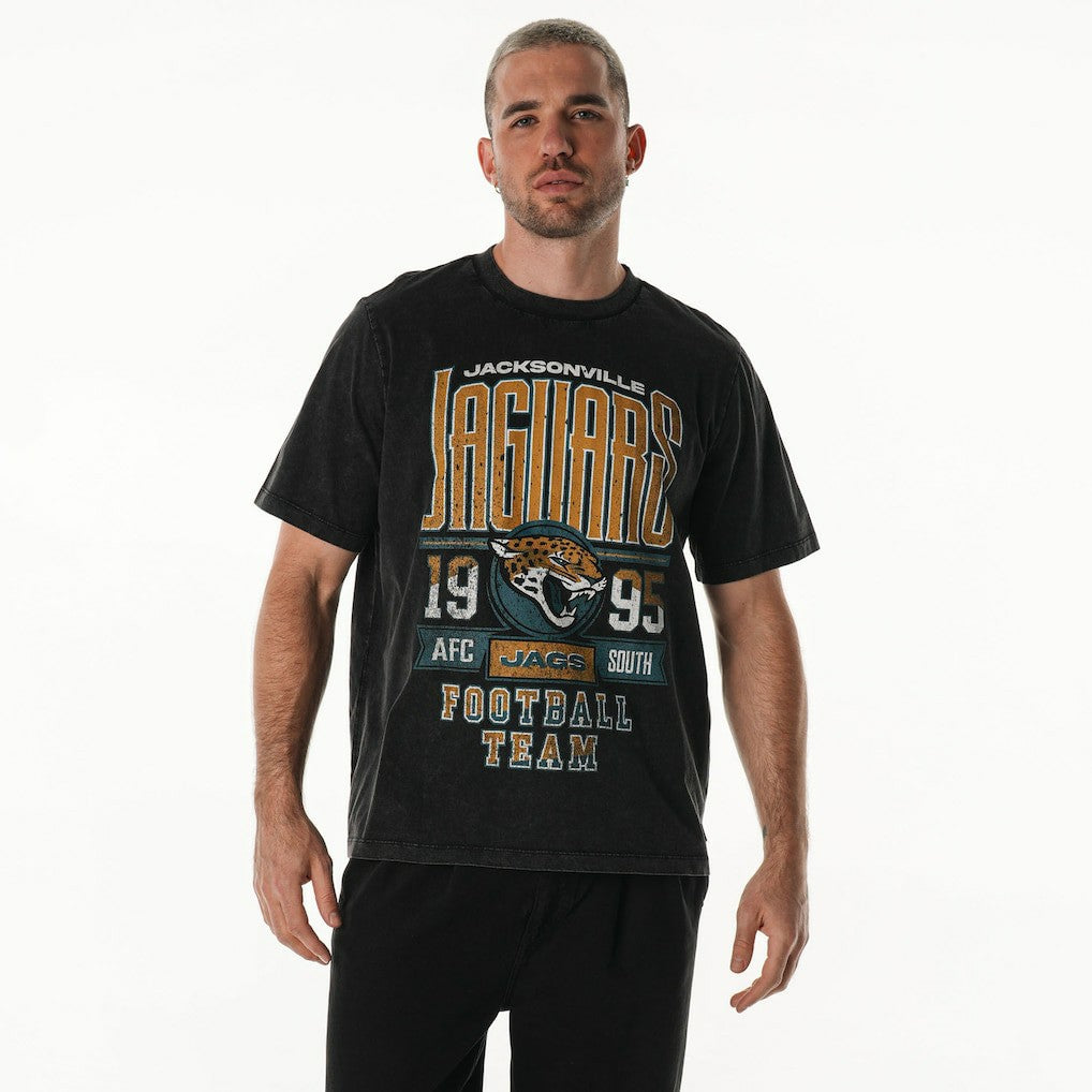 Jacksonville Jaguars The Wild Collective Unisex Band T-Shirt - Black sale