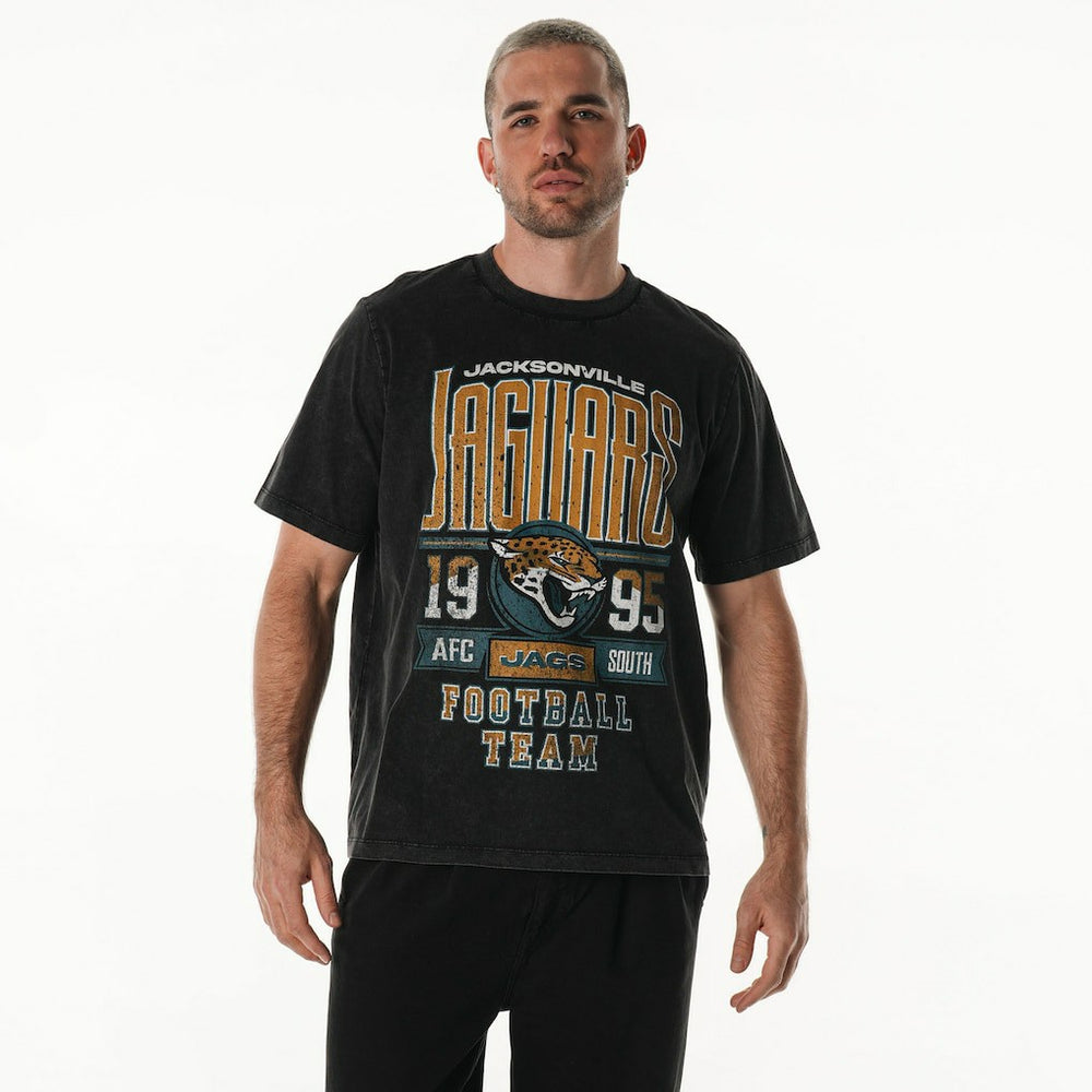 Jacksonville Jaguars The Wild Collective Unisex Band T-Shirt - Black sale