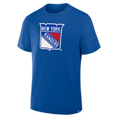 New York Rangers Fanatics Essential Legacy T-Shirt - Blue T-shirts