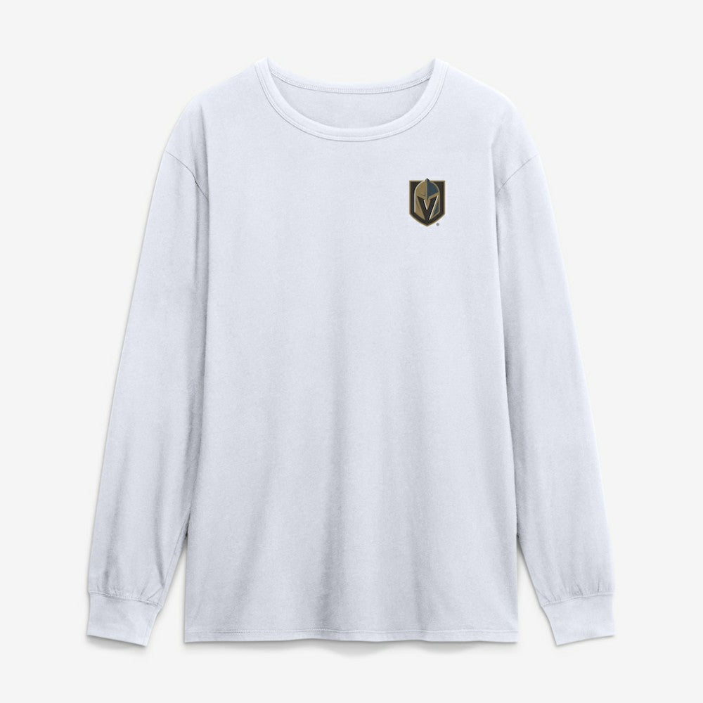 Vegas Golden Knights Fanatics Game Long Sleeve T-Shirt - White T-shirts