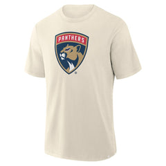 Florida Panthers Fanatics Stadium Slub T-Shirt - Cream T-shirts