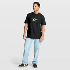 Dallas Stars Fanatics Stadium Slub T-Shirt - Black T-shirts