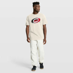 Carolina Hurricanes Fanatics Stadium Slub T-Shirt - Cream T-shirts