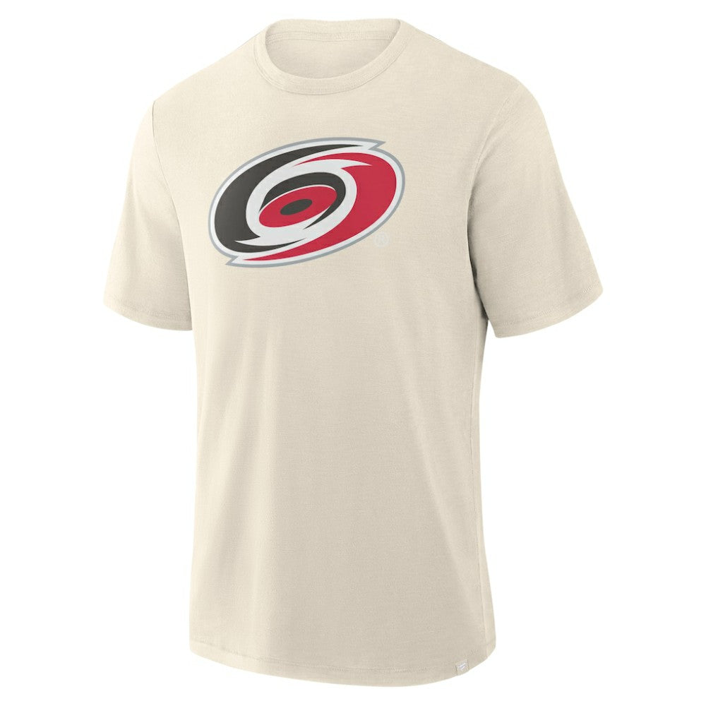 Carolina Hurricanes Fanatics Stadium Slub T-Shirt - Cream T-shirts