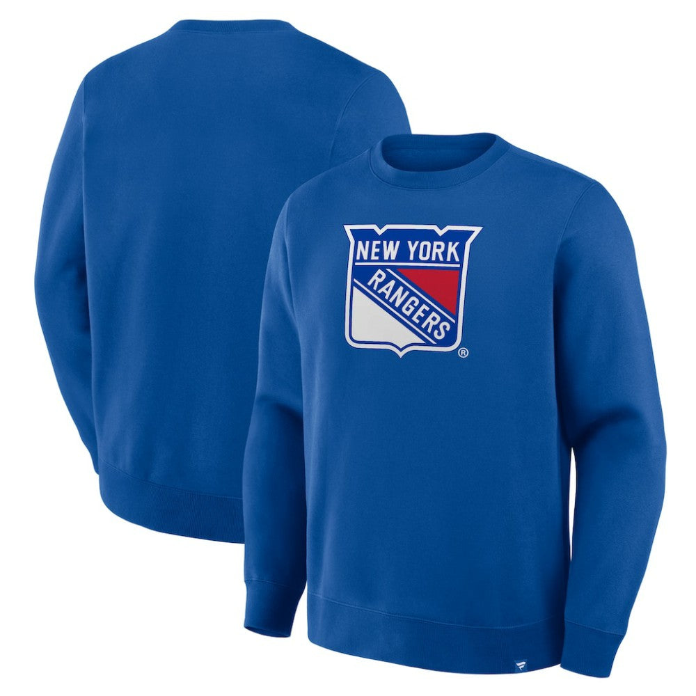 New York Rangers Fanatics Essential Legacy Sweatshirt - Blue Sweatshirts