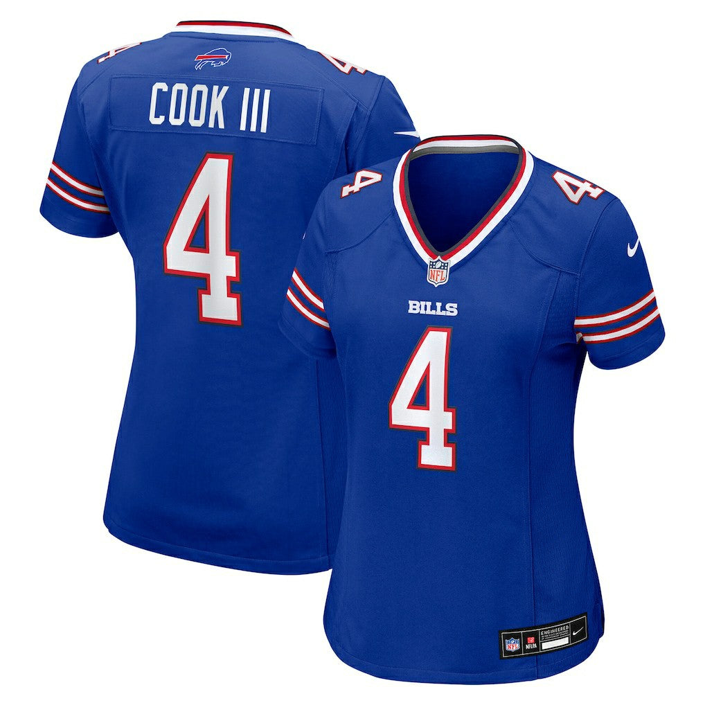 James Cook III Buffalo Bills Women's Team Game Jersey - Royal on sale