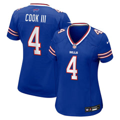 James Cook III Buffalo Bills Women's Team Game Jersey - Royal on sale