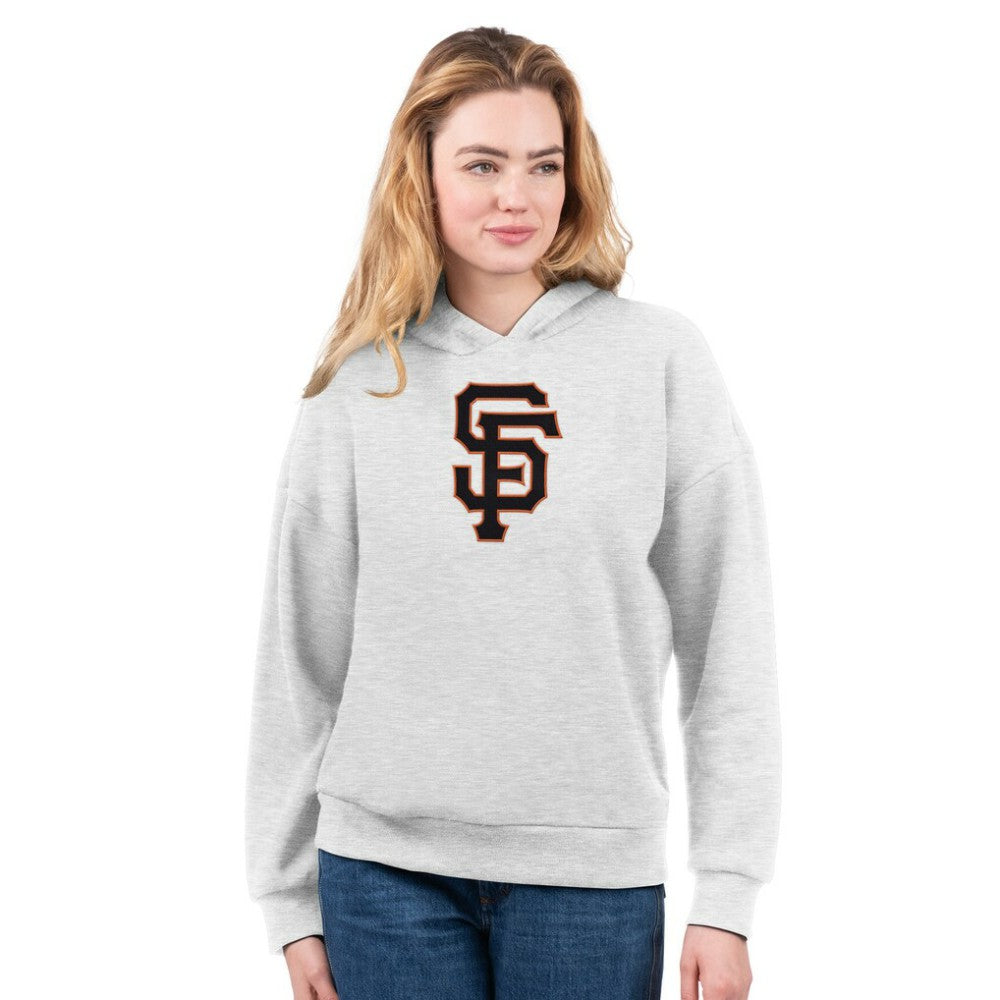San Francisco Giants G-III 4Her by Carl Banks Women's T-Shirt and Hoodie Combo Pack Black/Bright Heather Ceramic