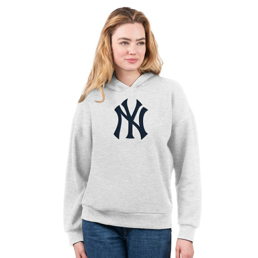 New York Yankees G-III 4Her by Carl Banks Women's T-Shirt and Hoodie Combo Pack Navy/Bright Heather Ceramic