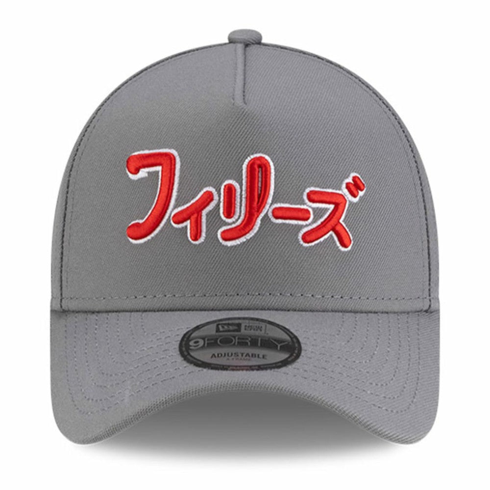 Philadelphia Phillies x Hyperfly A-Frame 9FORTY Adjustable Hat Gray