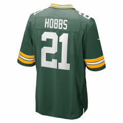 Nate Hobbs Green Bay Packers Team Game Jersey - Green for sale