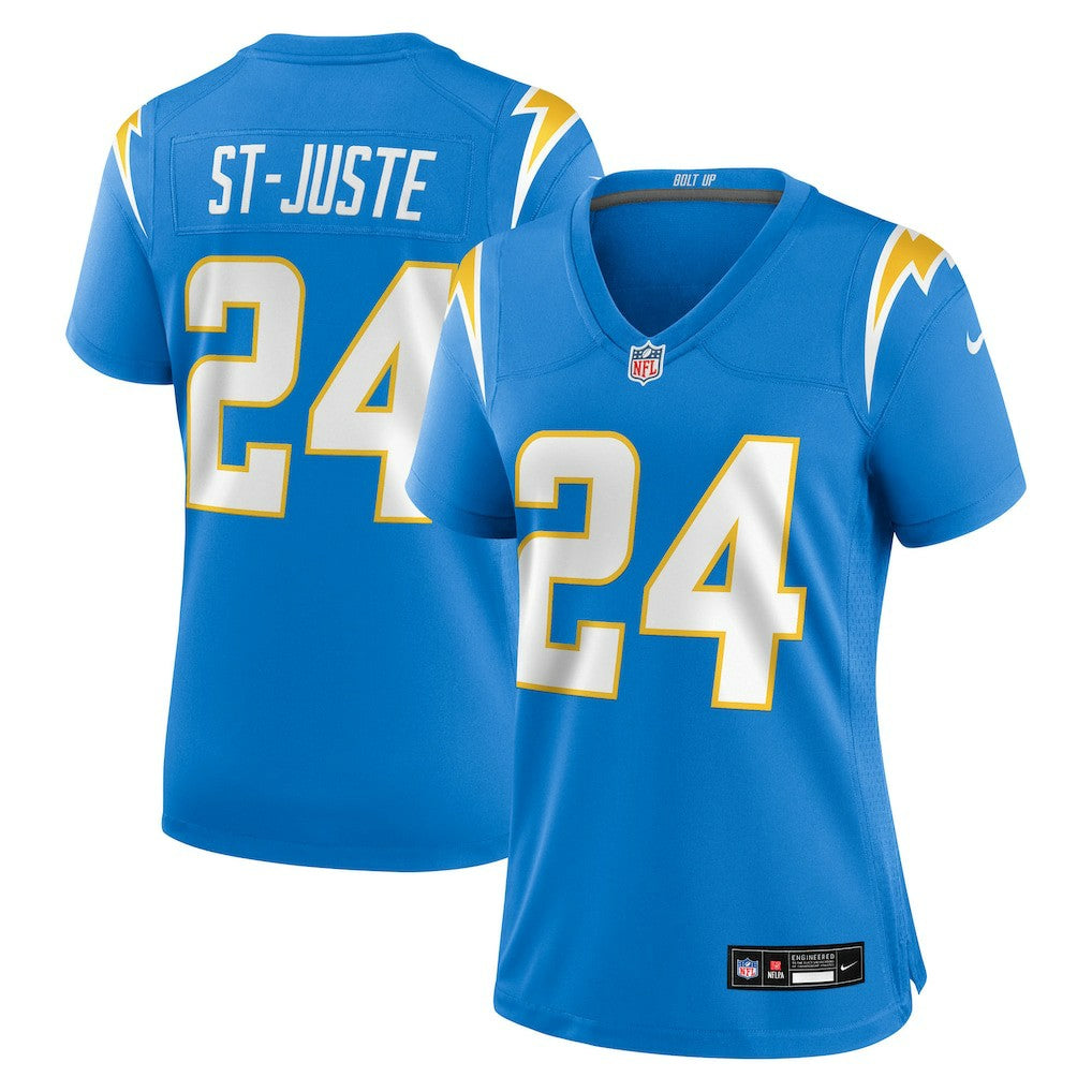 Benjamin St-Juste Los Angeles Chargers Women's Team Game Jersey - Powder Blue sale