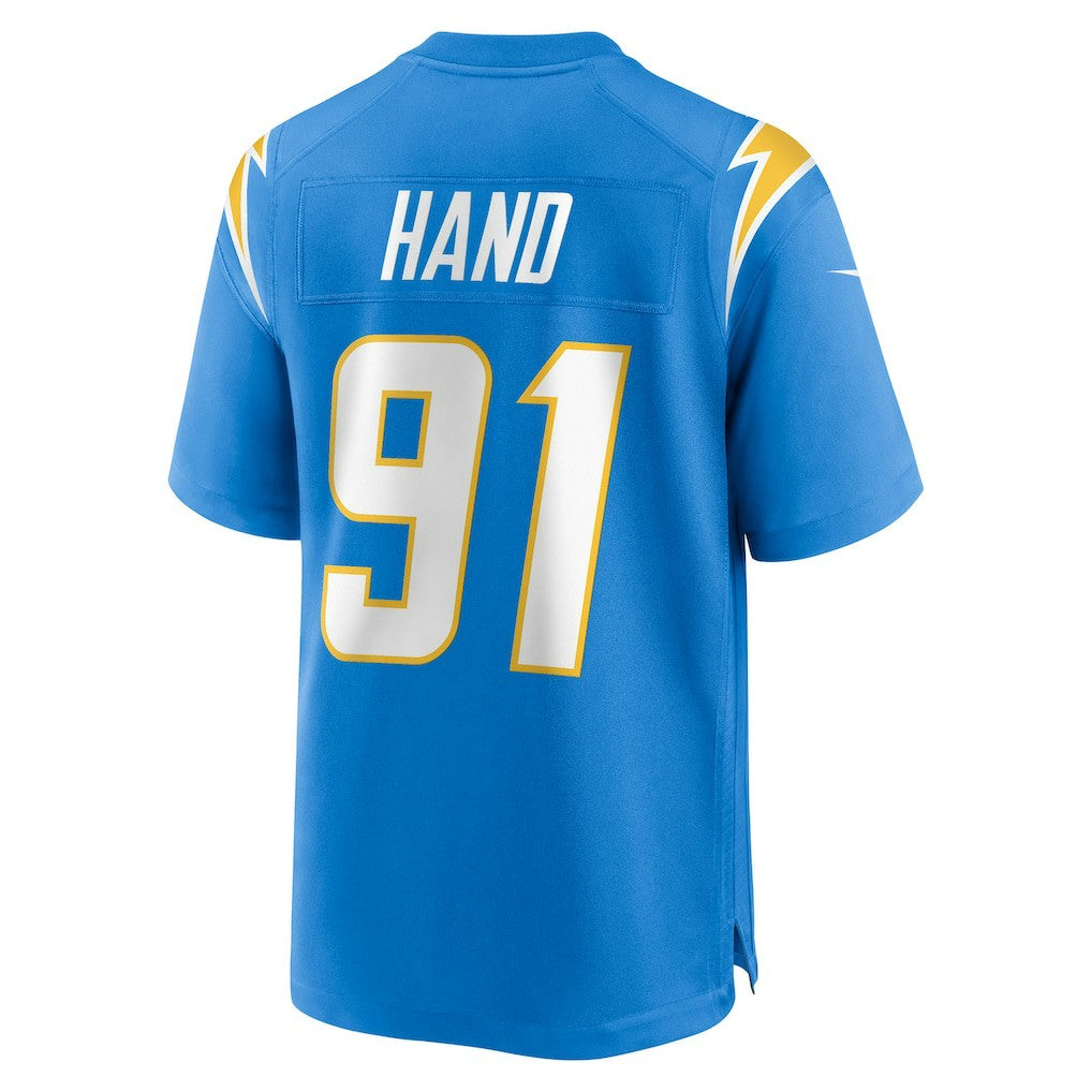 Da'Shawn Hand Los Angeles Chargers Team Game Jersey - Powder Blue on sale