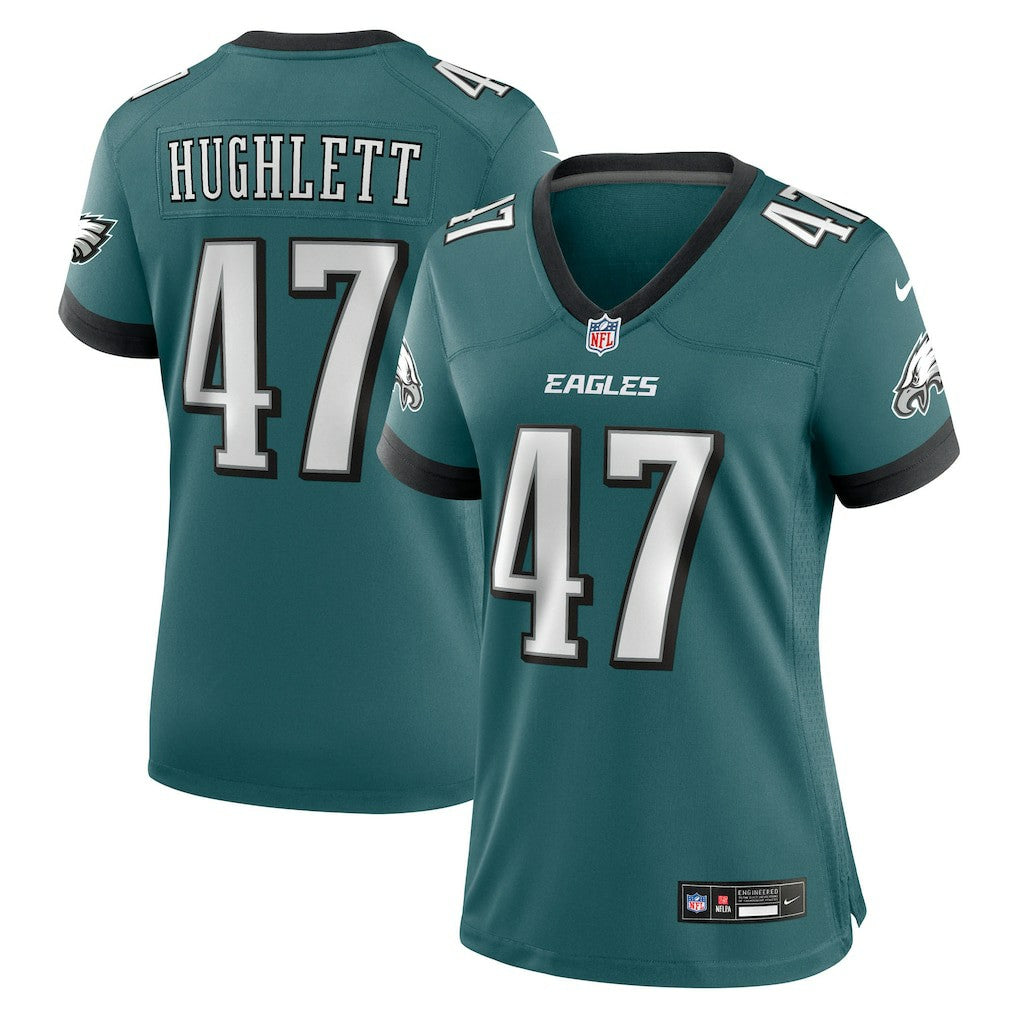 Charley Hughlett Philadelphia Eagles Women's Team Game Jersey - Midnight Green discount