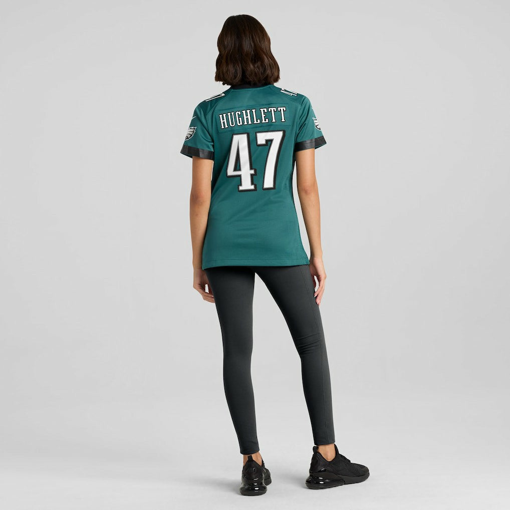 Charley Hughlett Philadelphia Eagles Women's Team Game Jersey - Midnight Green discount