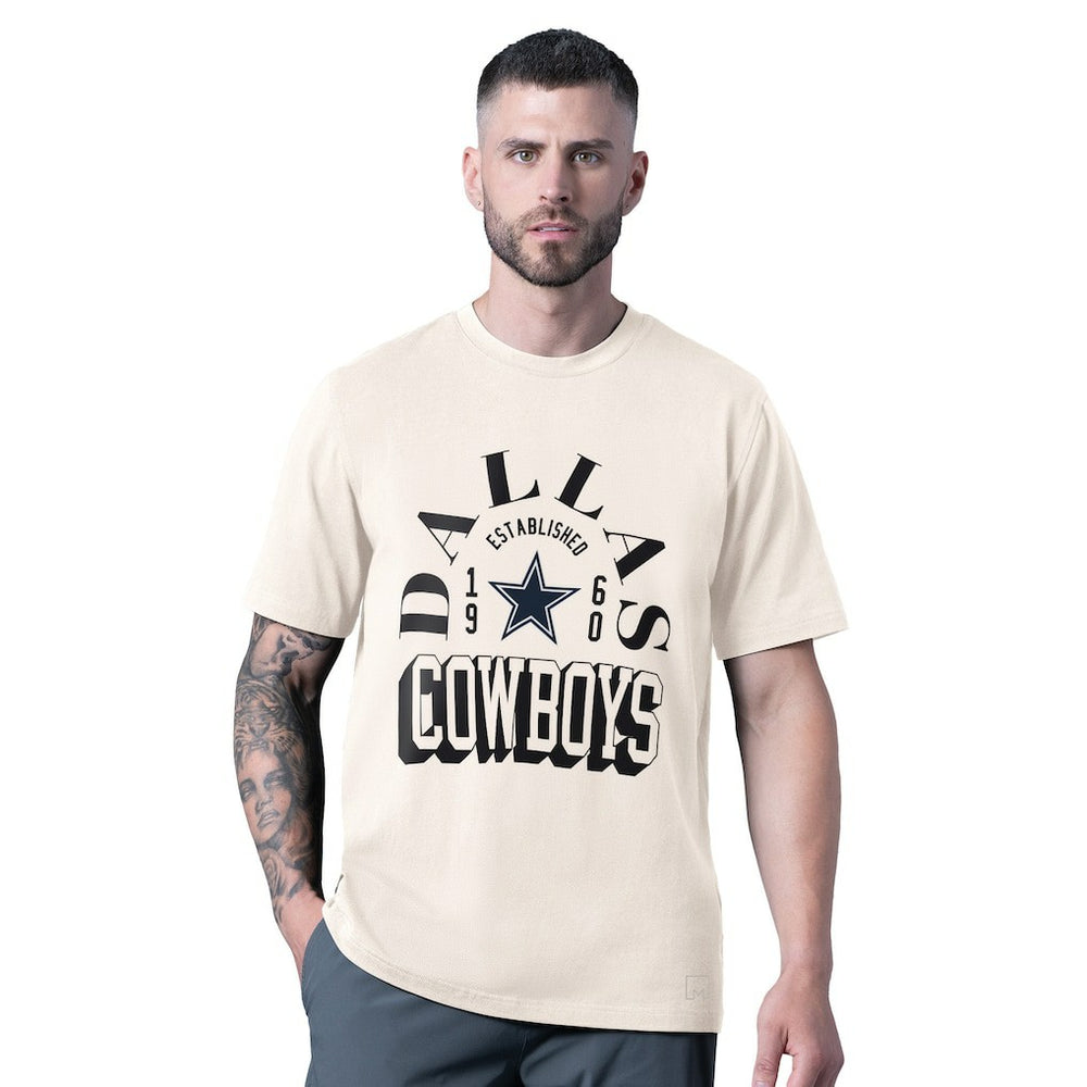 Dallas Cowboys MSX by Michael Strahan Whiteout Vintage T-Shirt - White for sale