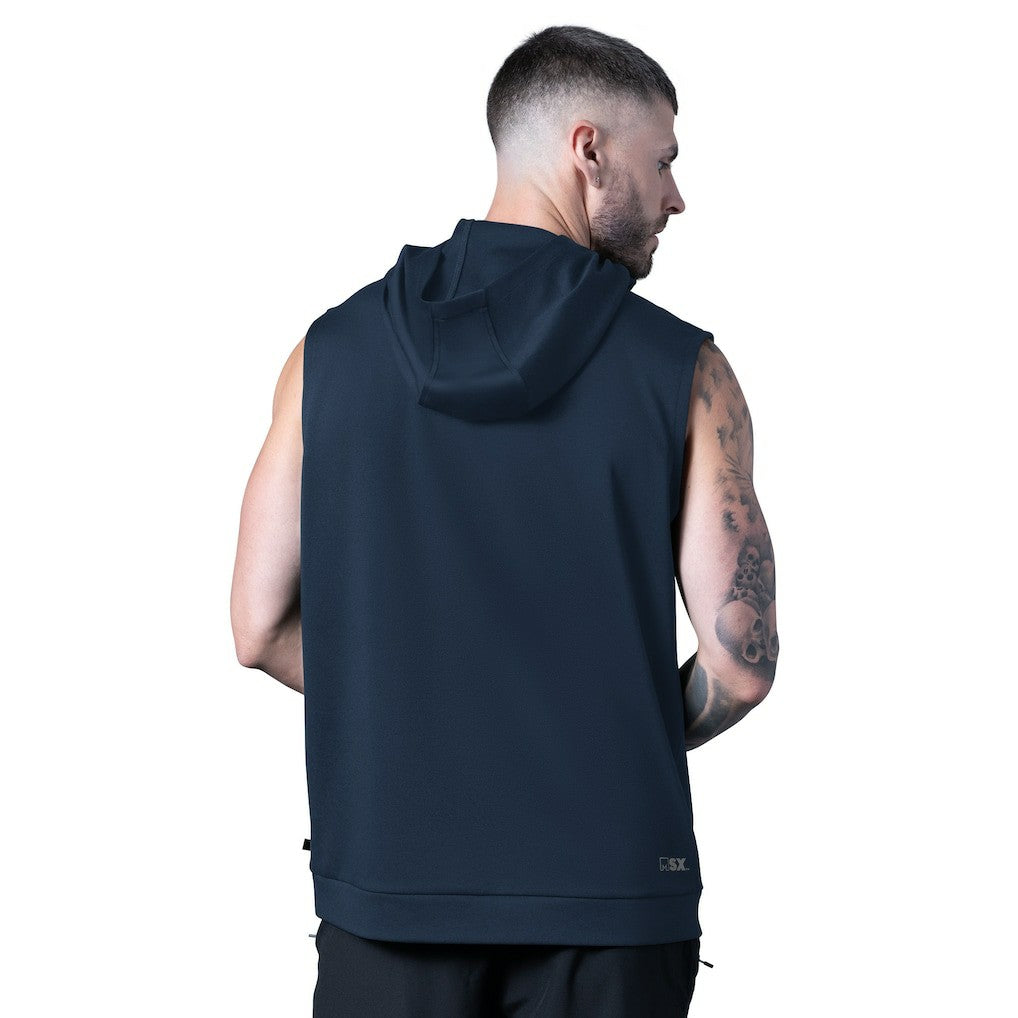 Dallas Cowboys MSX by Michael Strahan Tri-Blend Rebound Sleeveless Hoodie - Navy outlet