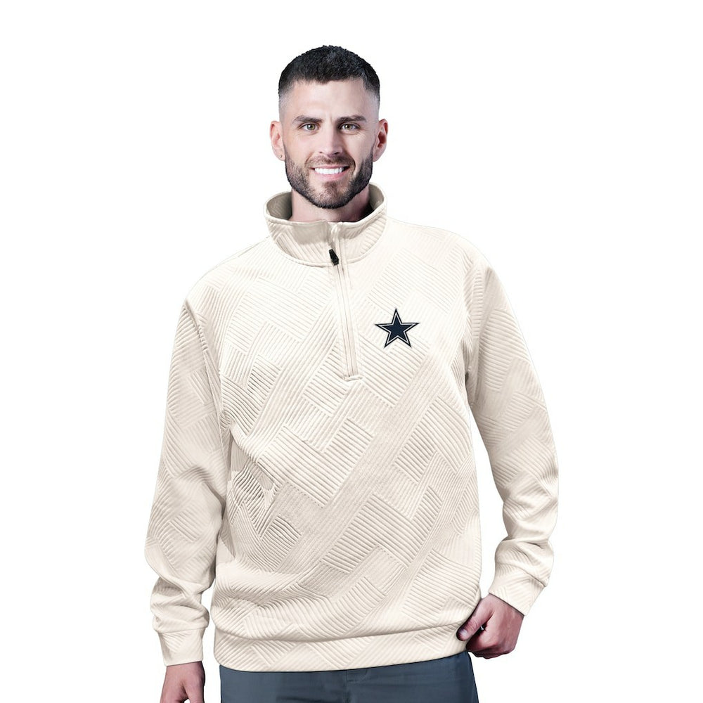 Dallas Cowboys MSX by Michael Strahan Cross Training Half-Zip Pullover - White for sale