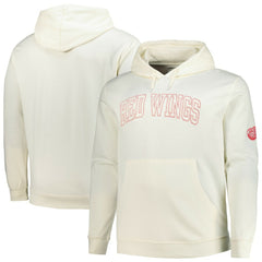 Detroit Red Wings Fanatics Big &Tall Stitch Hoodie - Cream Hoodies