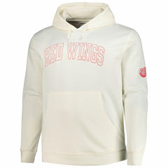 Detroit Red Wings Fanatics Big &Tall Stitch Hoodie - Cream Hoodies