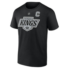 Anze Kopitar Los Angeles Kings Fanatics Authentic Stack Name & Number T-Shirt - Black T-shirts
