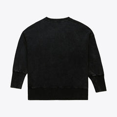 Pittsburgh Steelers Women's Delineate Mineral Wash Crewneck Sweatshirt - Black cheap
