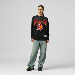 Tampa Bay Buccaneers Women's Delineate Mineral Wash Crewneck Sweatshirt - Black cheap