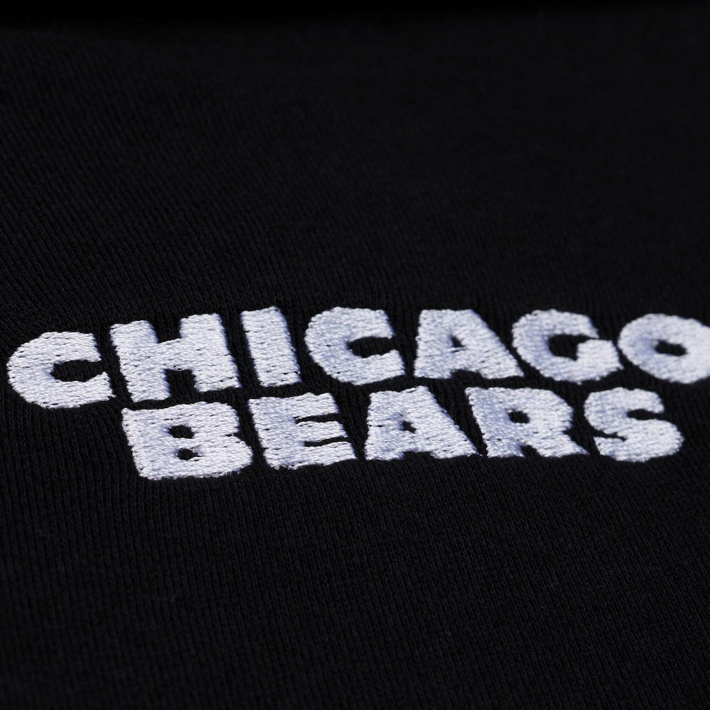 Chicago Bears Women's Cropped Long Sleeve Rugby Polo - Black for sale