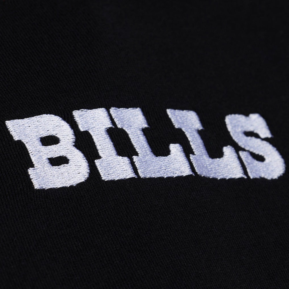 Buffalo Bills Women's Throwback Cropped Long Sleeve Rugby Polo - Black cheap