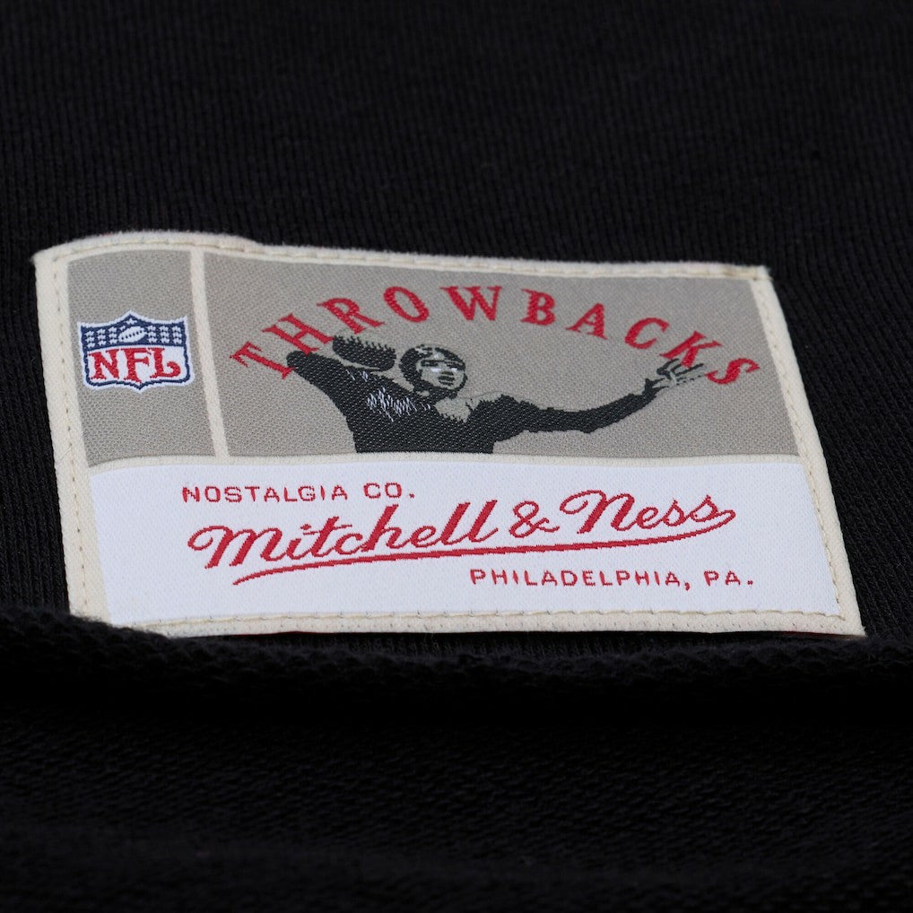 San Francisco 49ers Women's Cropped Long Sleeve Rugby Polo - Black outlet