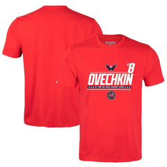 Alexander Ovechkin Washington Capitals Levelwear NHL All-Time Leading Goal Scorer Milestone Name & Number Richmond T-Shirt - Red T-shirts