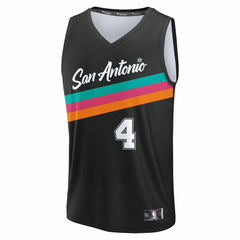 De'Aaron Fox San Antonio Spurs 2025/26 City Edition Fast Break Jersey - Black shop